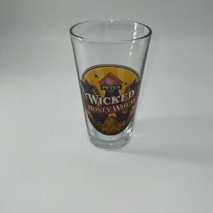 Pete's Wicked Pint Beer Glasses ~ Honey Wheat